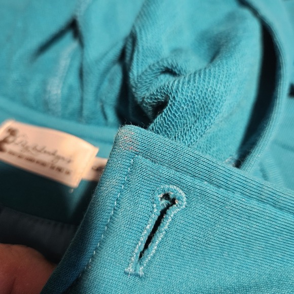 Lily & Londyn Girls Teal Hooded Pea Coat Size 6 - Picture 8 of 9